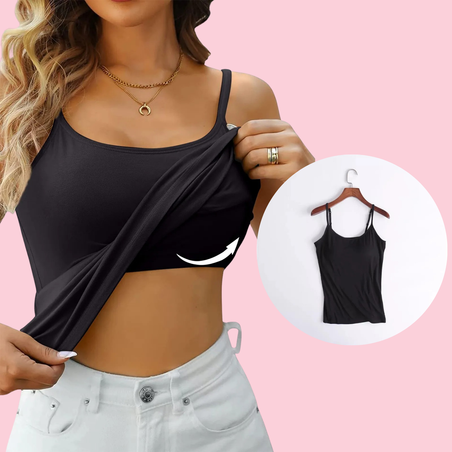 débardeur avec soutien-gorge intégré