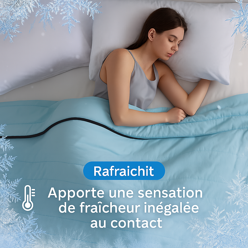 Couverture de lit rafraîchissante