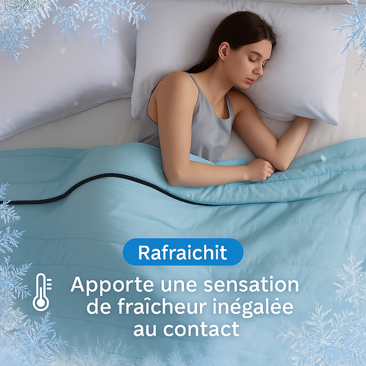 Couverture de lit rafraîchissante
