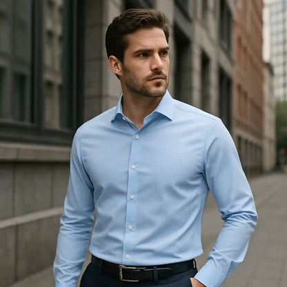 Chemise Infroissable à Coupe Ajustée